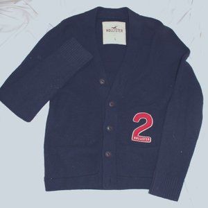 Hollister HCO Classic Logo cardigan sweater